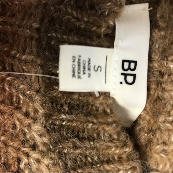 BP Space Dye Sweater Brown Raisin Stripe Size Small - Picture 6 of 8